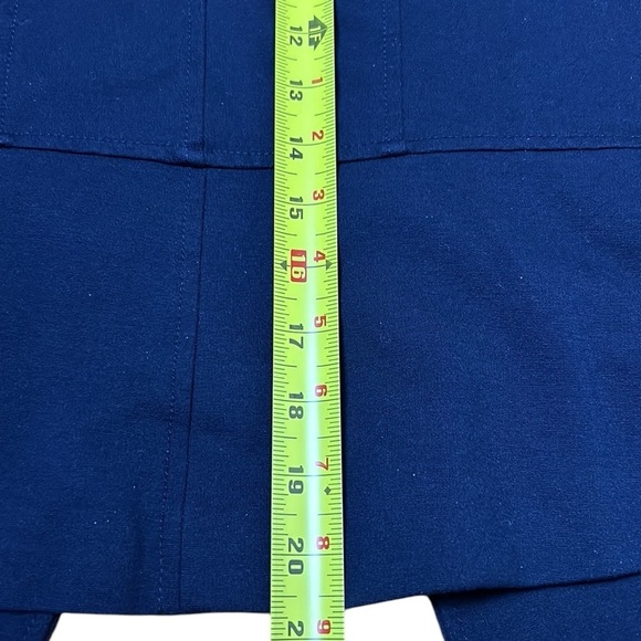 Blazer women 14 P, open front,peplum,button,cropped, steampunk,academia, career - Picture 12 of 12